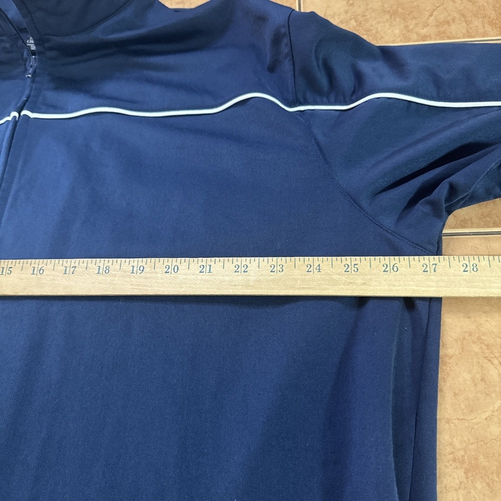 Vintage Y2K Nike Team Full Zip Navy Blue Track Jacket Sz XL Swoosh Logo - Picture 5 of 7